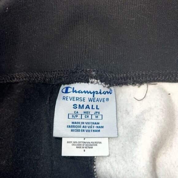 NWOT Champion Fleece Lined Winter Tights sweatpants Polka Dot Check Women s Sz S - Picture 6 of 8